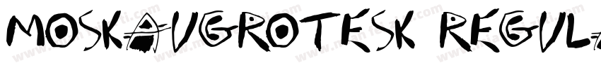 MoskauGrotesk Regula字体转换